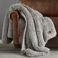 thumbnail image 2 of Frye Arctic Light Gray Throw, 60 in x 70 in, 2 of 13