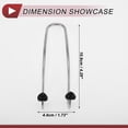 thumbnail image 4 of Ofertas Únicas 2 Pcs Gancho Universal para Reposacabezas de Asiento de Automóvil para Bolsos y Mochilas Negro 4.29"x1.73", 4 of 7