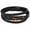 Black-B, variant on Stainless Steel Magnetic Clasp Lapis Bead Black Leather Double Layer Bracelet for Men Gift