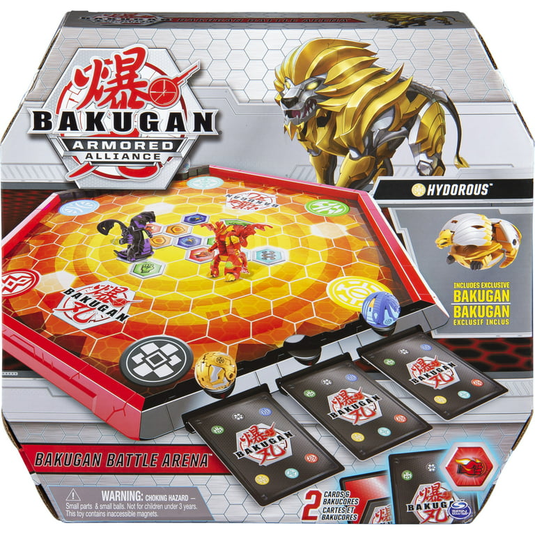 Bakugan Battle Arena, with Gold Hydorous Bakugan, for Ages 6 Up - Walmart.com