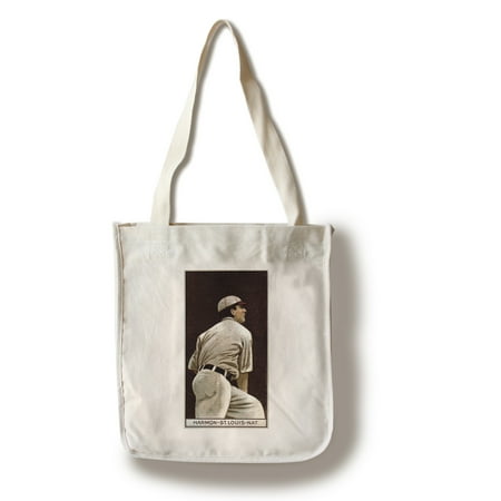 St Louis Cardinals Robert Harmon Baseball Card 100 Cotton Tote Bag Reusable