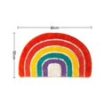 thumbnail image 2 of Lishi Cartoon Rainbow Vinyl Carpet - Non-slip Mat for Bathroom Door Mat, 2 of 4