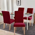 thumbnail image 5 of Fundas para sillas, funda elástica para silla de comedor, protector moderno para silla, extraíble, lavable, para oficina, banquete, decoración de fiesta de boda, 5 of 5