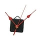 thumbnail image 4 of Movimiento de reloj, suministros para manualidades DIY, movimiento de repuesto para reloj de pared Rojo, 4 of 9