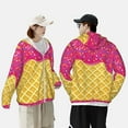 thumbnail image 6 of Kll Red Ice Cream Print Men'S Women’s Upf 50+ Sun Protection Outdoor Hoodie Jacket Long Sleeve Fishing Hiking Performance Shirt- X-Large, 6 of 8