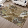 thumbnail image 6 of Addison Rugs Mayfield Premium Machine Washable Transitional Modern Brown Rectangle Rug, 3' x 5', 6 of 6