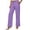 Purple, variant on VBVC Women's High Waisted Straight Leg Dress Pants , Casual Button Tab Work Trousers For Women , Ladies' Business Office Slacks with Pockets, Beige , S-2XL