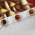 thumbnail image 4 of Manfei Countryside Red Mushroom Curtains Pack of 2 (42x84 Each),Rustic Flower Fungus Curtains Blackout,Autumn Maplea Leaf Bedroom Curtains For Girl Kids,Super Cozy Room Decor, 4 of 6