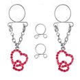 thumbnail image 1 of Vintage hueco mujer chica oreja Stud pendientes decoración joyería accesorio, 1 of 7