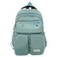 thumbnail image 1 of DEBGFS Sac à Dos Décontracté pour Étudiant Sacs d'École Mode Grande Capacité pour Vacances (Rouge),Vert, 1 of 9