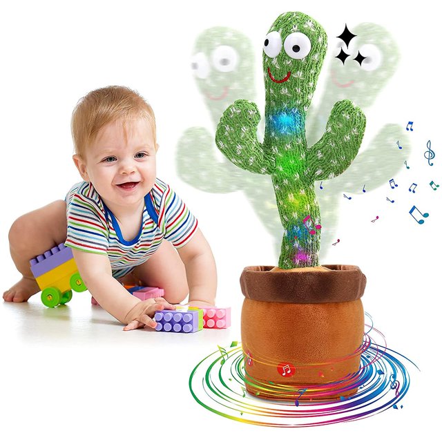 Cactus bailarín, juguete de cactus que habla repite lo que dices Sincero Hogar