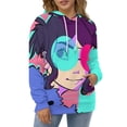 thumbnail image 5 of Gorillaz Casual Pullover Hoodie Unisex Hooded Sweatshirt Novelty 3D Graphic Long Sleeve Sweater with Pocket 3XL, 5 of 8