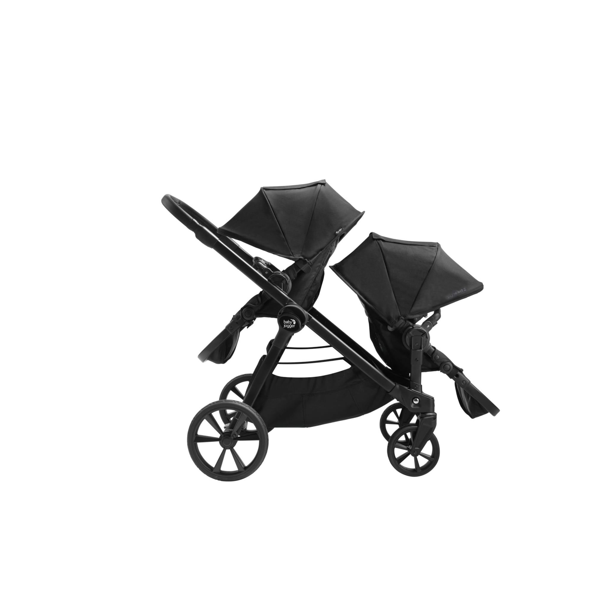 Baby Jogger City Select 2 Second Seat Kit, Lunar Black