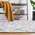thumbnail image 6 of SAFAVIEH Toscana Carolus Geometric Polyester Area Rug, Ivory/Dark Grey, 4' x 6', 6 of 7