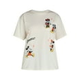 thumbnail image 5 of Disney Mickey and Minnie Mouse Women’s Graphic Print Tee with Short Sleeves, Sizes XXS-XXL, 5 of 5