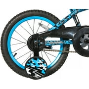 Dynacraft Invader 16-inch Kids BMX Bike by Dynacraft, Blue, Quick Assembly, Training Wheels, Ages 5-7 Years