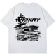 thumbnail image 4 of Camisetas de verano para hombres y mujeres con estampado gráfico estético de estilo hip hop gótico coreano de Harajuku Y2K, ropa vintage, moda callejera, 4 of 5