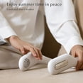 thumbnail image 4 of Cuello Colgante Mini Ventilador Portátil Perezoso Sin Hoja Ventilador Eléctrico De Carga Usb Ventilador De Tres Velocidades Enfriador De Aire Personal Noticed HA040614-03, 4 of 5