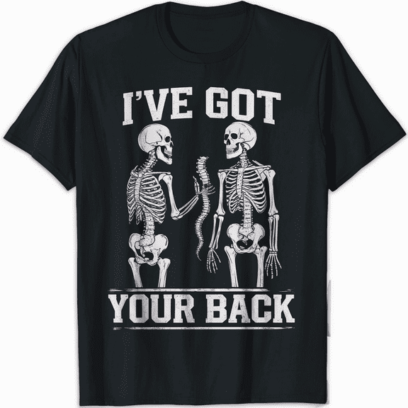 Funny Skeleton Shirt I Got Your Back Halloween T-Shirt