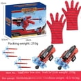 thumbnail image 4 of Lanzador de guantes de araña para niños, juguete lanzador de escupitajos de muñeca de héroe de juego de rol de araña, 4 of 5