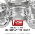 thumbnail image 4 of Jeffers Pet Heavy Weight Stainless Steel Pet Bowls for Dogs & Cats, 30 oz – Durable Food & Water Dish, Non Slip, Rust Resistant, Dishwasher Safe Feeding Bowl for Home, Travel, Indoor & Outdoor, 4 of 7
