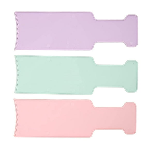Hair Dyeing Tools, Long Highlighting Dye Board,Hair Bleach Board,Balayage Board,3 Colors Balayage Highlighting Paddle Dye Foil Coloring Balayage Board Set for Hair Bleach