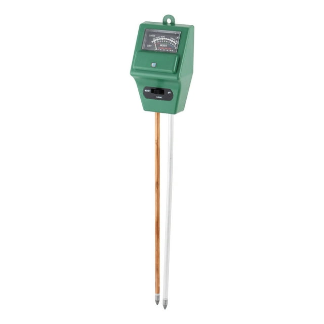 Medidor de humedad del suelo con sensor de luz 3 en 1 para plantas de interior