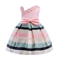 thumbnail image 2 of Mercatoo Dress Bridesmaid 𝐏𝐚rty Wedding Princess Baby Birthday Girl Floral Gown Pageant Girls Outfits&Set Blankets Stretchy, 2 of 7