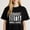 Black-1, variant on Tap Dance Inspired Graphic for Everyone Funny Motto Casual Tee print T Shirt