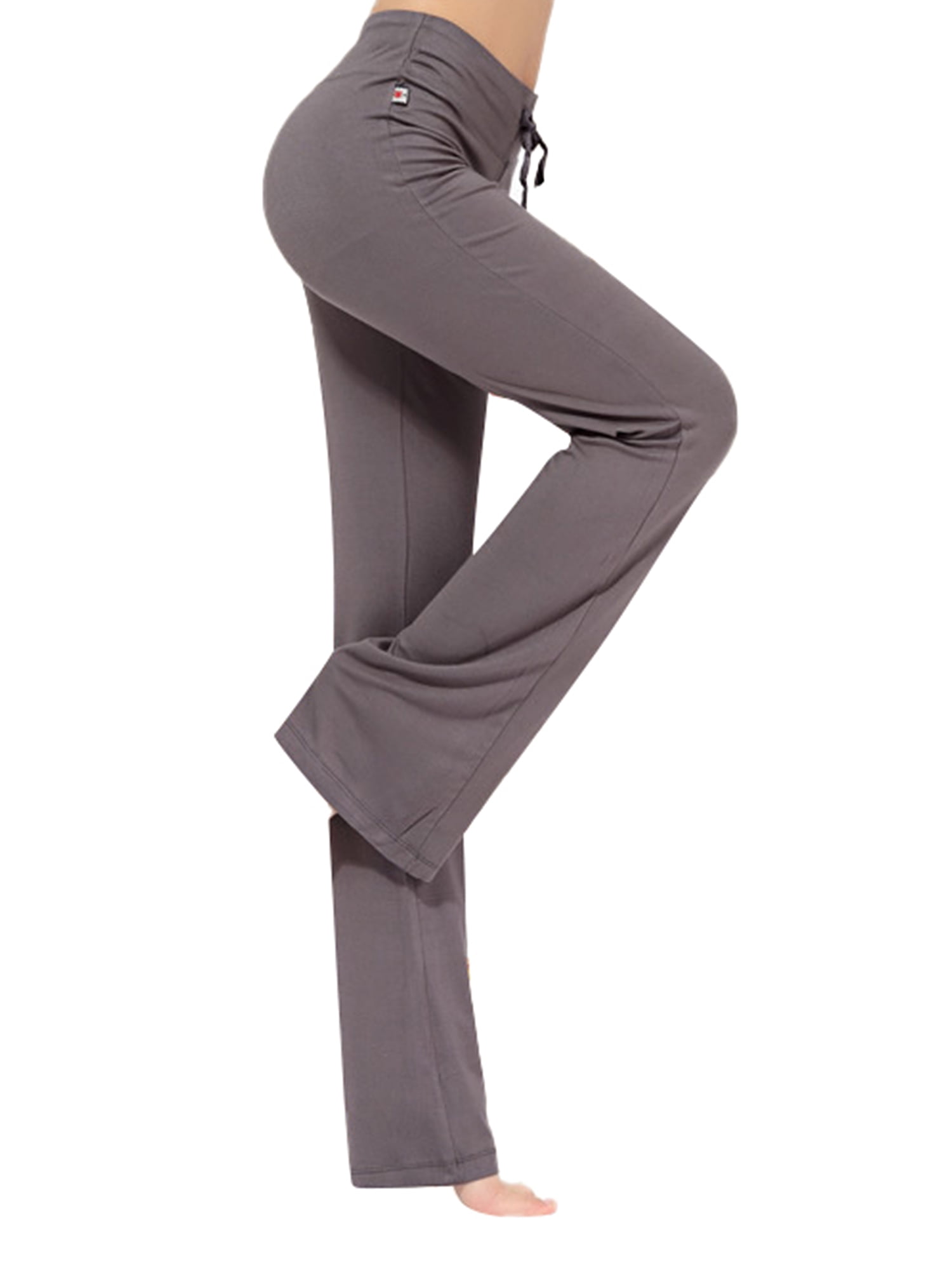 Keepfit Womens High Waist Wide Leg Pants Casual Zebra-Striped Flare Bell Bottom Stretch Long Pants Tie Dye Yoga Pants 