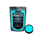 thumbnail image 3 of Glow in The Dark, Glow in The Dark Pebbles, 200 Pc, Blue Decorations, Pebbles for Outdoor Landscaping, Solar Garden Decor, Waterproof, Solar Powered, Garden Path Walkway, 3 of 6