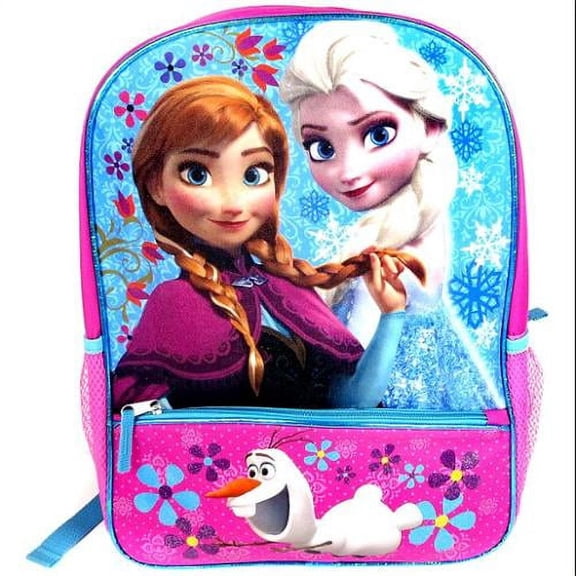 Disney Frozen Anna & Elsa Blue/Pink Backpack