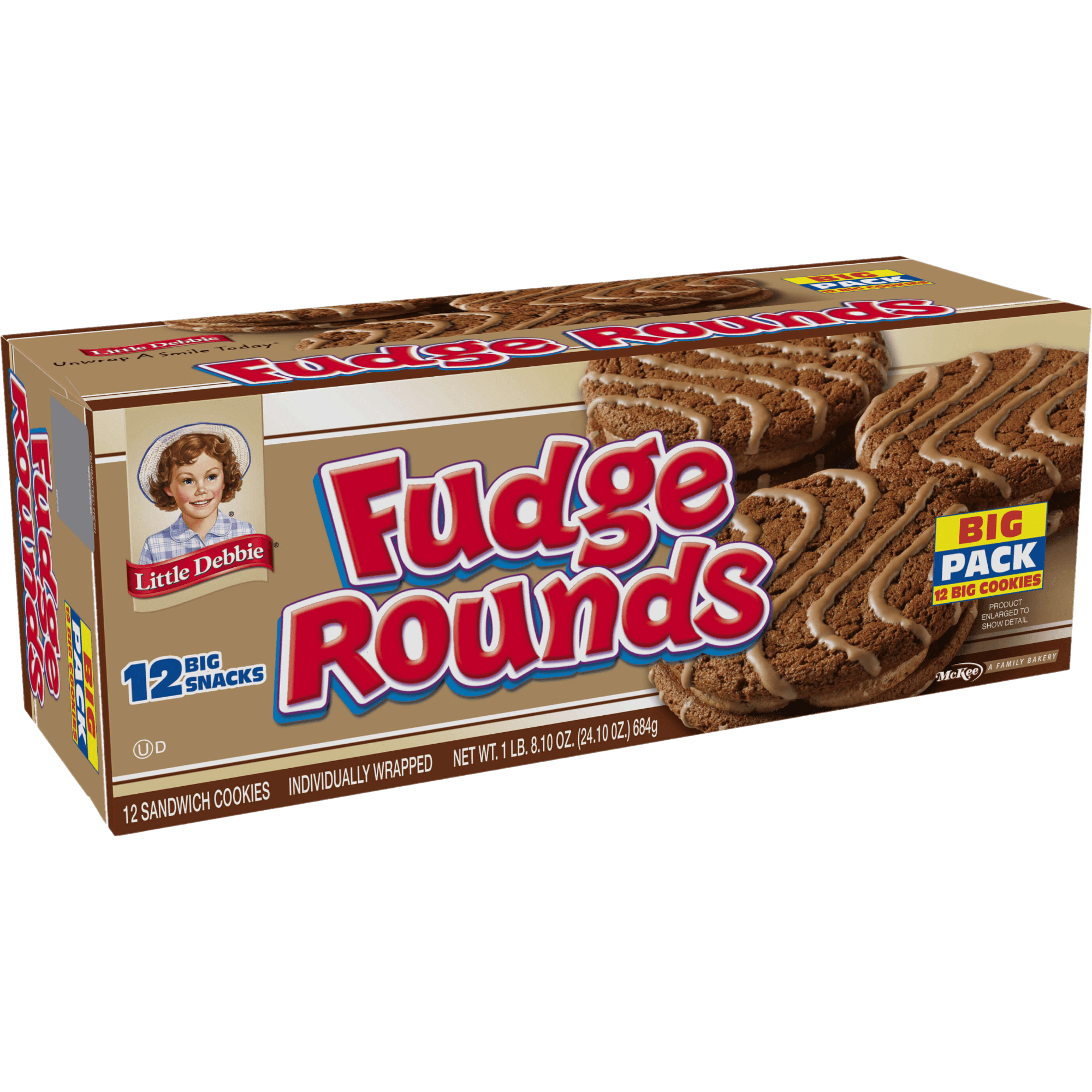 Little Debbie Big Pack Variety Bundle | One Big Pack Box Each of Oatmeal Crème Pies, Honey Buns, Swiss Rolls, Fudge Rounds, Cosmic Brownies and Nutty Buddy