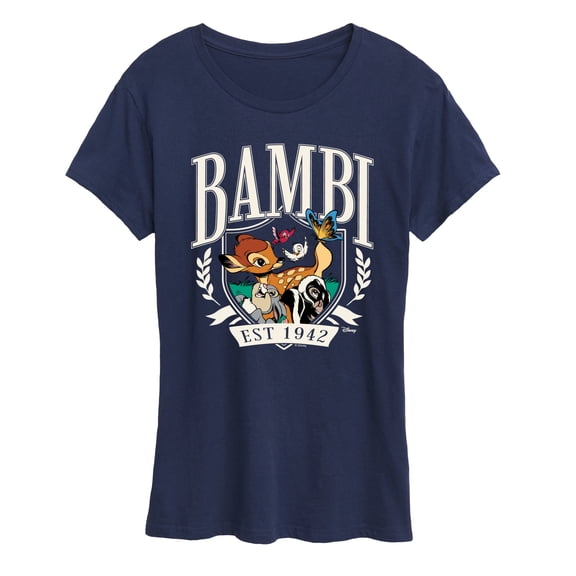 Bambi - Collegiate Short Sleeve Graphic T-Shirt