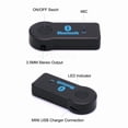 thumbnail image 5 of Bluetooth Car Adapter, Bluetooth Aux Adapter Portable Bluetooth Music Receiver, Mini Wireless 3.5mm Aux Adapter for Car Home Stereo, 5 of 5