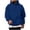 Dark Blue, variant on Azrian Men's Warm and Cozy Hooded Sweatshirt for Autumn and Winter Men Casual Fashion Solid Pullover Long Sleeve Hoodie With Pocket Sweatshirts