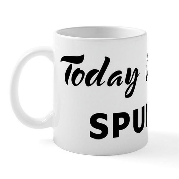 CafePress - Today I Feel Spunky Mug - 11 oz Ceramic Mug - Novelty Coffee Tea Cup