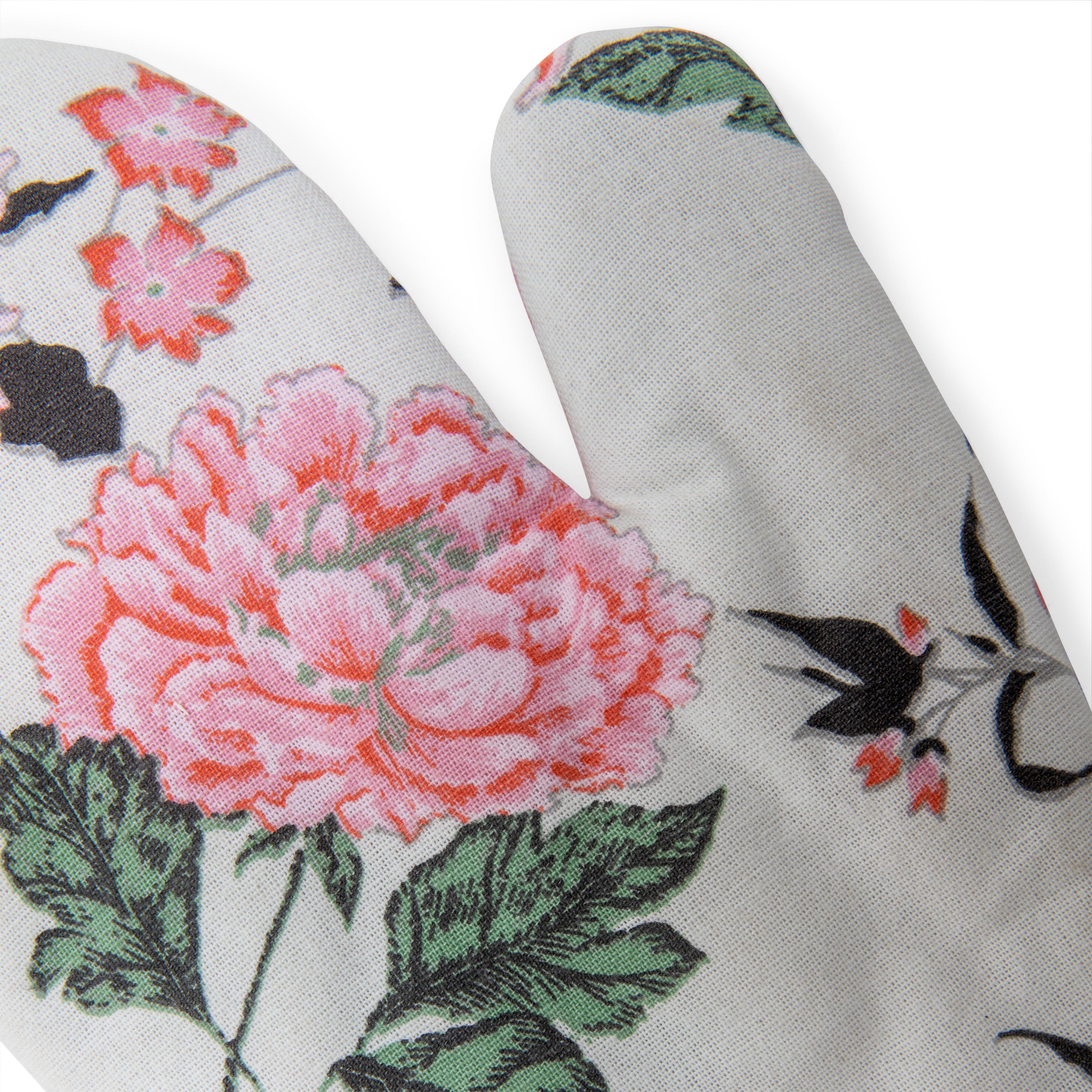 Bohemian Floral Turquoise Oven Mitt Set