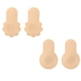 thumbnail image 4 of 5 Pairs Single Uses Breast Lifting Tape Breathable Nonwoven Fabric Adhesive Nipple Covers Pasties Push Up Nipple Petals, 4 of 9