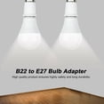 thumbnail image 2 of 8Pcs BC B22 to ES E27 Light Bulb Adaptor / Converter Bayonet Cap Edison Screw Holder, 2 of 14