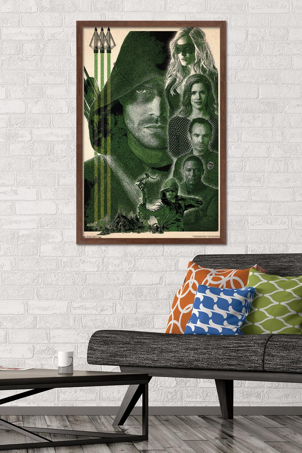 DC Comics TV - Arrow - Group Wall Poster, 22.375" x 34", Framed