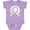 Lavender, variant on Inktastic Pink Breast Cancer Ribbon Baseball Boys or Girls Baby Bodysuit