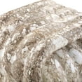 thumbnail image 5 of Love Knot Grey Faux Marble Indoor / Outdoor Accent Stool, 5 of 6