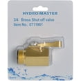 thumbnail image 5 of Hydro Master Heavy Duty 3/4" Brass Shut off Valve with Large Handle, Full Flow Garden Hose Connector, 5 of 6