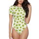 thumbnail image 1 of Balery Green Frog Body de cuello redondo de manga corta para mujer Tops de manga corta Tops básicos-Medium, 1 of 7