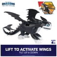 thumbnail image 3 of Dreamworks Dragons Fire and Flight Figura de trueno de 12 pulgadas con luces y sonidos, Los nueve reinos, juguetes para niños a partir de 4 años, 3 of 5