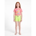 thumbnail image 2 of Ocean Gear Girls Coverup Swim Shorts, Sizes 4-18, 2 of 4