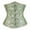 Green, variant on Lovskoo Women's Renaissance Corset Belt Waist Trainer Steampunk Underbust Waist Belt Corset Hourglass Shapewear Halloween Costumes Black
