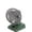 Green, variant on Sourcingbay 4 Inch Vintage Mini Desk Fan, Retro Quiet Portable USB Desktop Fan, Dual Speed, Oscillating, Green and Silver