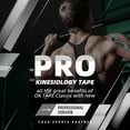 thumbnail image 3 of OK TAPE PRO Kinesiology Tape Uncut Roll, Elastic Physical Therapy Athletic Tape for Pain Relief, Muscle Support, Kinetic Tape, Water Resistant, 2in X 16.4ft -Mixed 4 Pack, 3 of 9